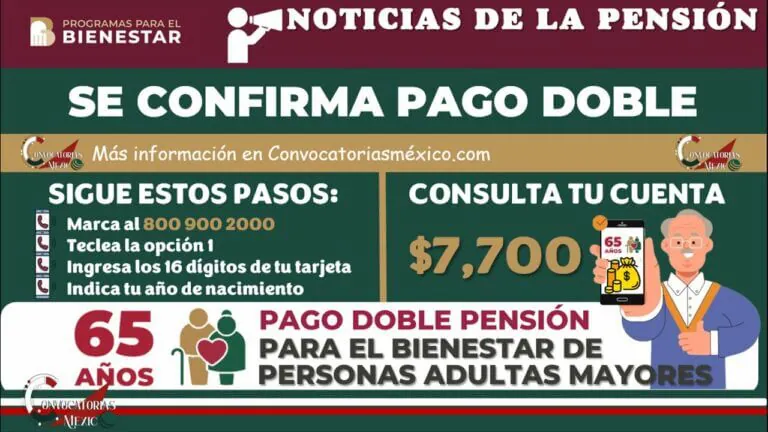 Pension al doble adultos mayores