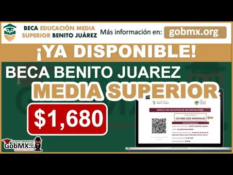 Becas benito juárez media superior registro