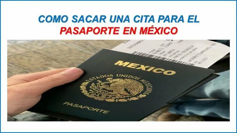 Citas para pasaporte en mexico
