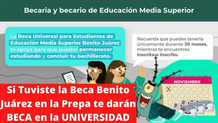 Beca benito juarez preparatoria