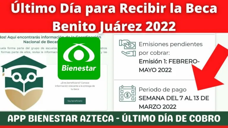 Que dias se puede cobrar la beca benito juarez
