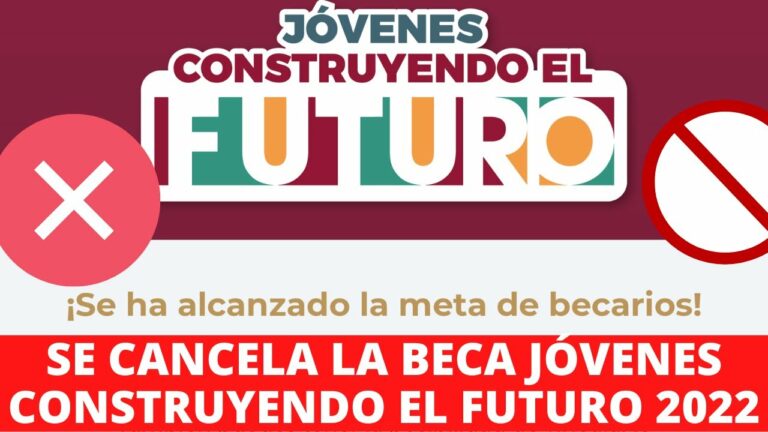 Que pasara con el programa jovenes construyendo el futuro