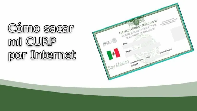 Como saco el curp