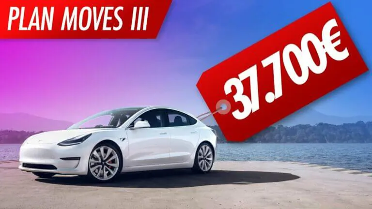 Tesla model 3 ayudas espaã±a