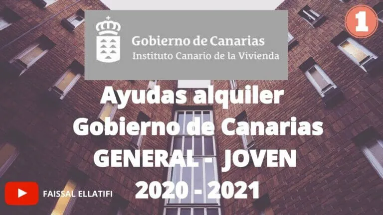 Ayuda de alquiler canarias