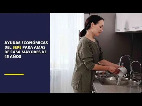 Ayudas para amas de casa mayores de 45 aã±os