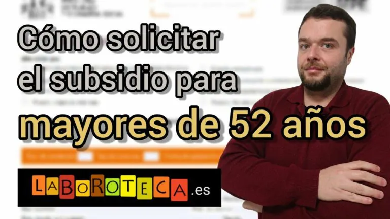 Servicios de información del SEPE para el subsidio de mayores de 52