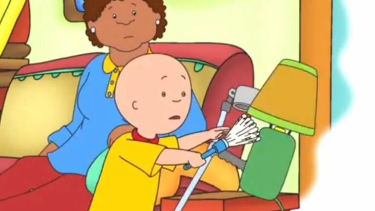 Caillou ayuda en casa