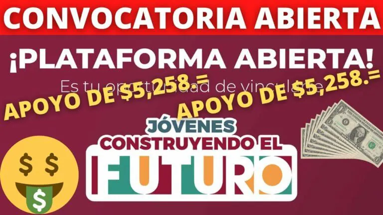 Convocatoria jovenes construyendo el futuro