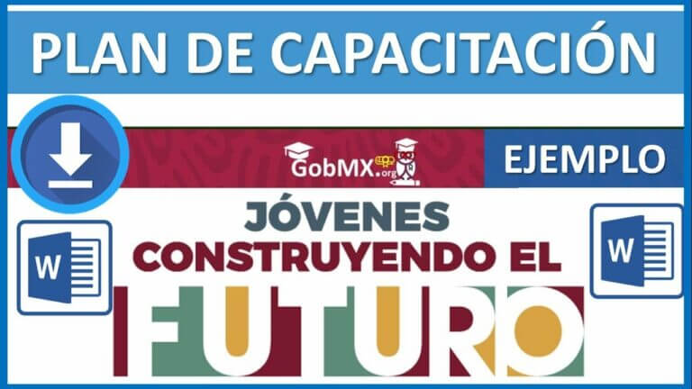 Formato plan de capacitacion jovenes construyendo el futuro ejemplo