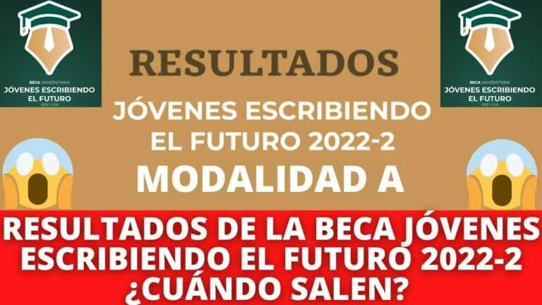 Beca jovenes construyendo el futuro resultados