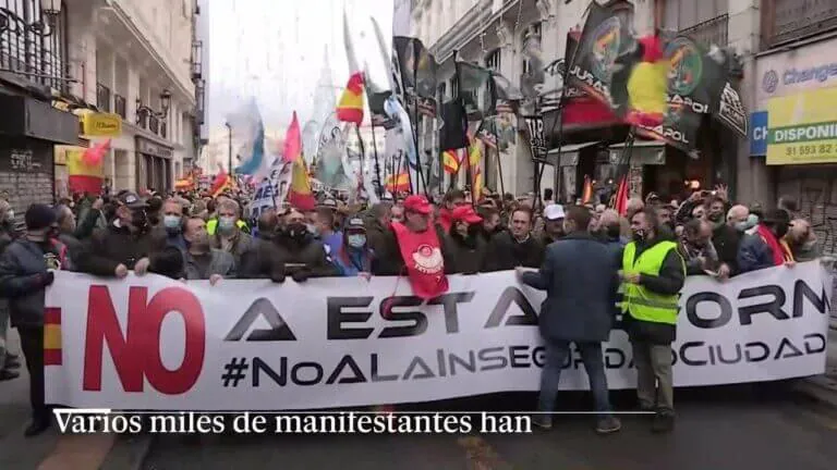 ¡Atención Madrid! Prepárate para las próximas manifestaciones del 2021