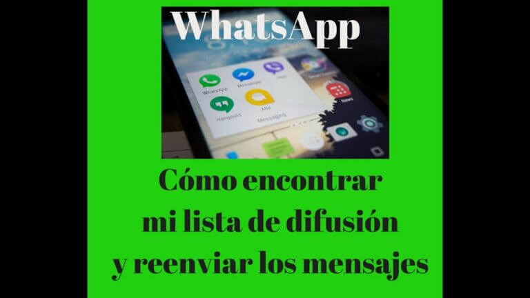 Solución a problemas cuando la lista de difusión de WhatsApp no aparece