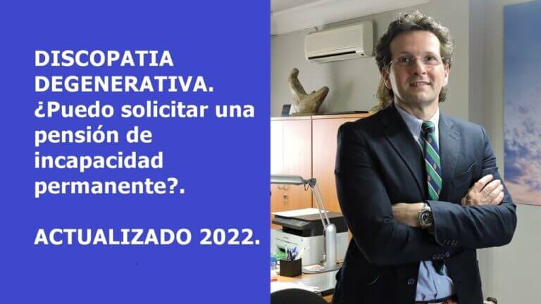 La discopatía degenerativa lumbar y la minusvalía: una mirada concisa