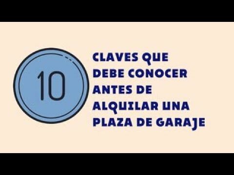 Alquiler de plaza de garaje sin contrato: ¿es legal?