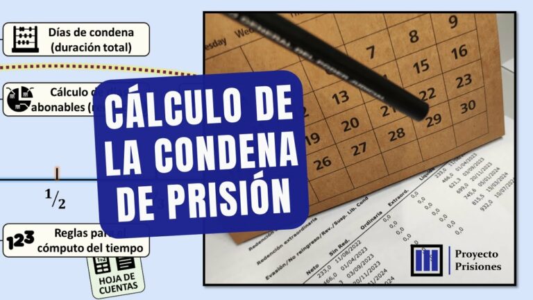 Condena de 4 años: ¿Cuánto tiempo cumplirás?