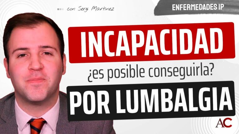 Síndrome Facetario Lumbar: Causas y Consecuencias de la Incapacidad Permanente