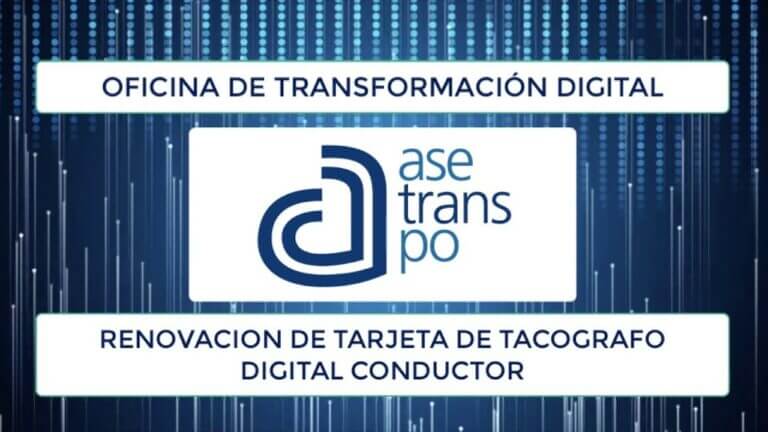 Cómo renovar la tarjeta tacógrafo sin certificado digital