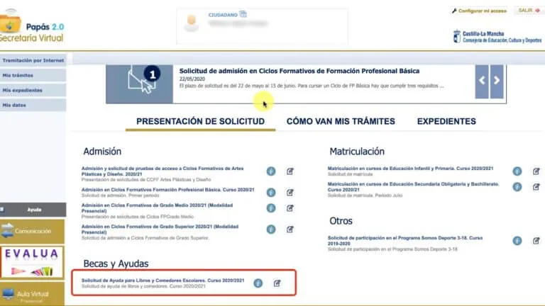 Guía para completar solicitud de ayuda de libros