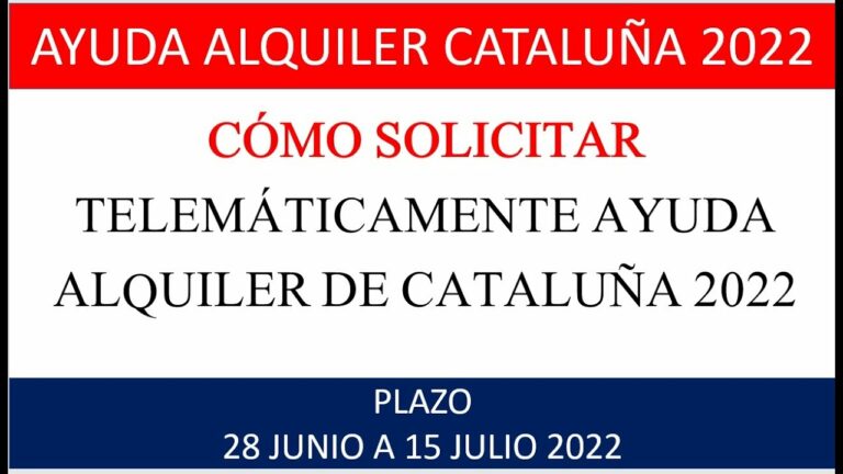 Guía de Ayudas al Alquiler en Cataluña: Requisitos y Beneficios