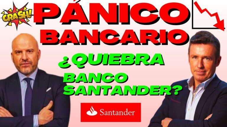 Riesgos que podrían quebrar el banco Santander